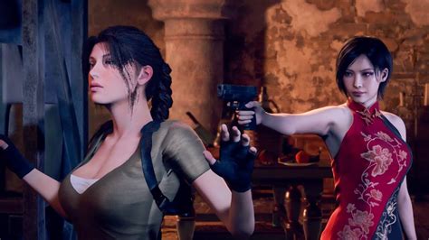 ada wong sex|Lara Croft Vs. Ada Wong